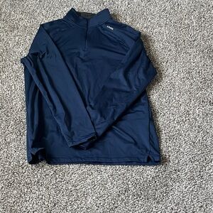 Men's Navy Quarter-Zip Pullover